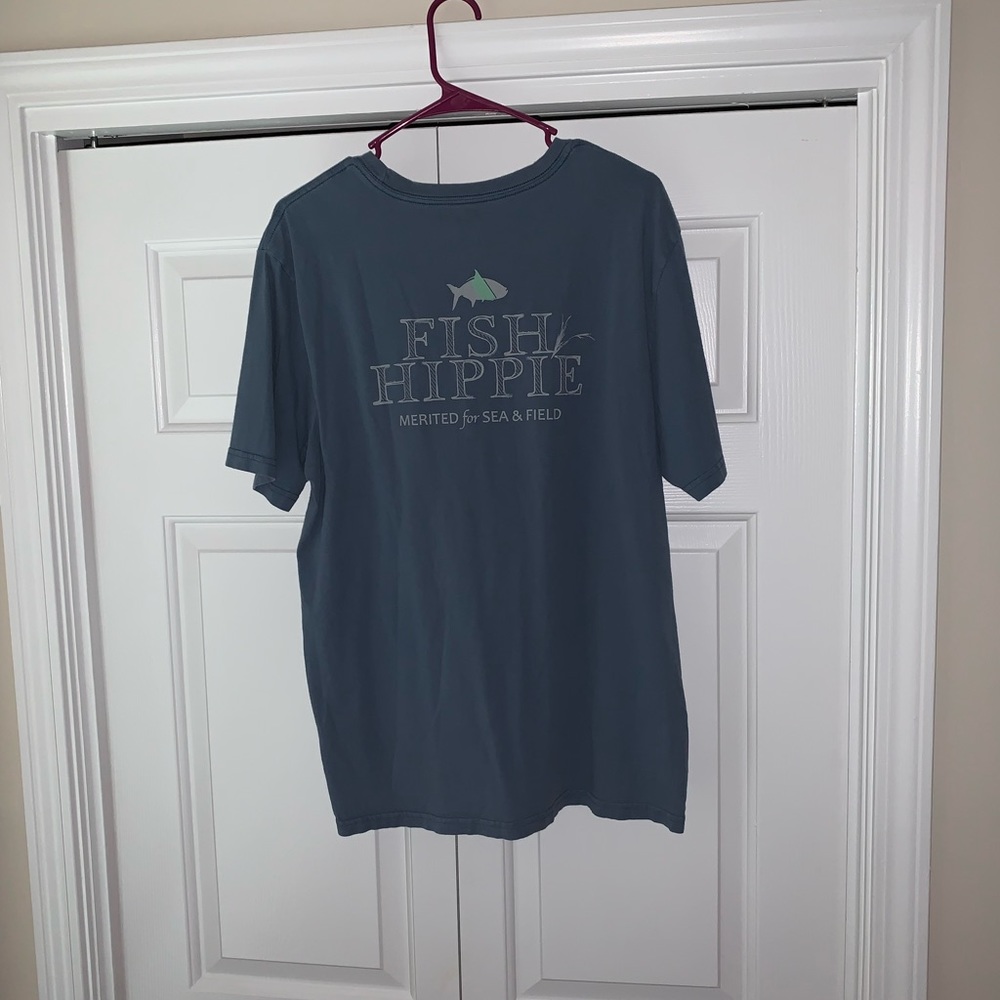 Light blue Fish Hippie tee